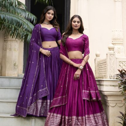 plain lehenga