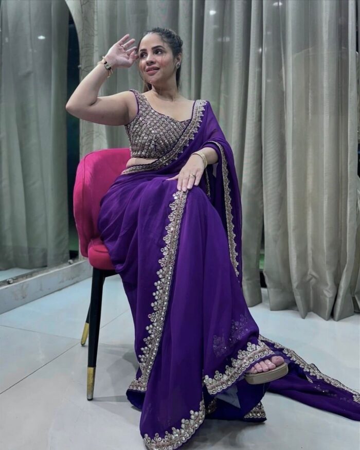 Georgette saree