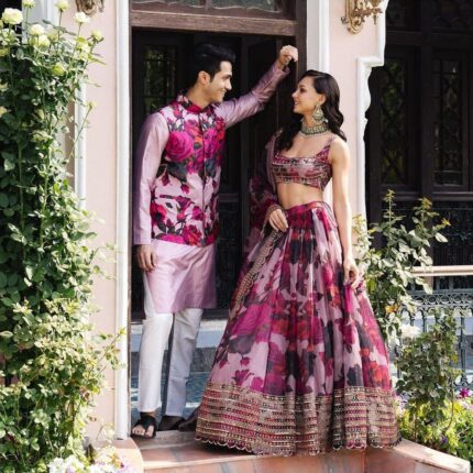 unique lehenga for sisters wedding​