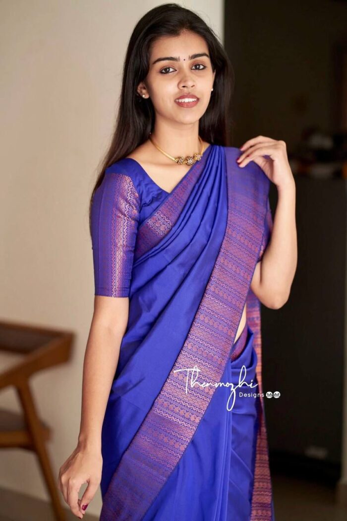 Soft Lichi silk saree