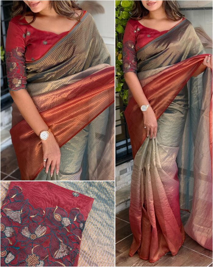 Organza Saree for women