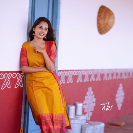 Pure Kanchi Cotton Suit Set for women