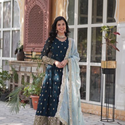 Gown with Dupatta for women