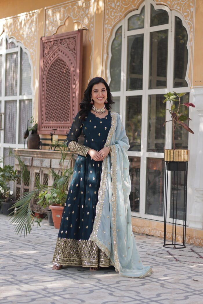 Gown with Dupatta for women