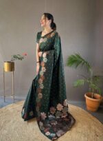 Soft silk saree for women