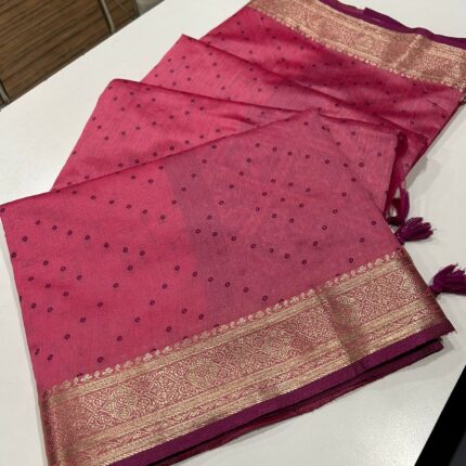 Comfortable silk saree