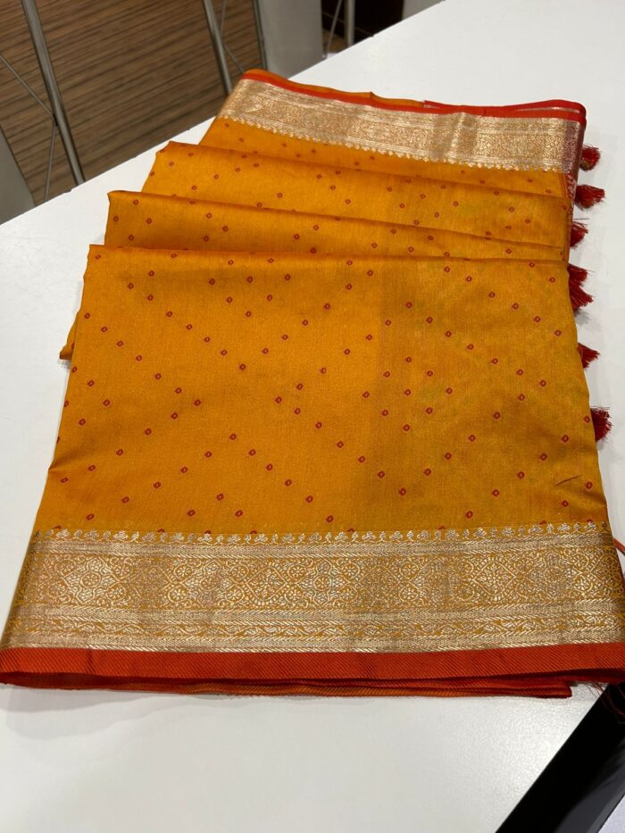 Comfortable silk saree