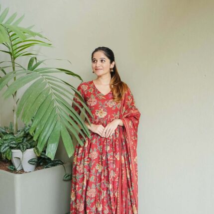 cotton anarkali suit