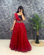 georgette lehenga for women