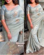 Organza silk saree