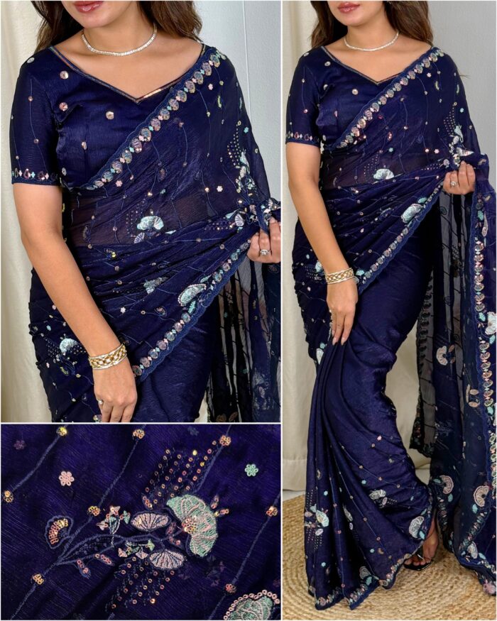 chiffon saree