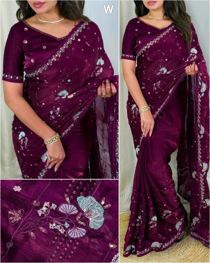 chiffon saree