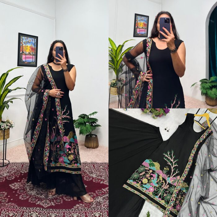 kurti lehenga dupatta set