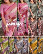 Delta moss saree