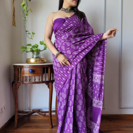 Silk Cotton Sarees For women