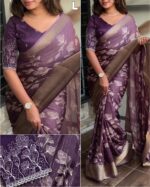 moss saree for women