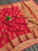 Pashmina silk saree