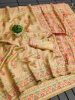 Pashmina silk saree