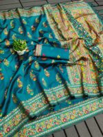 Pashmina silk saree