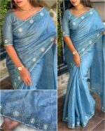 Tusser cotton saree