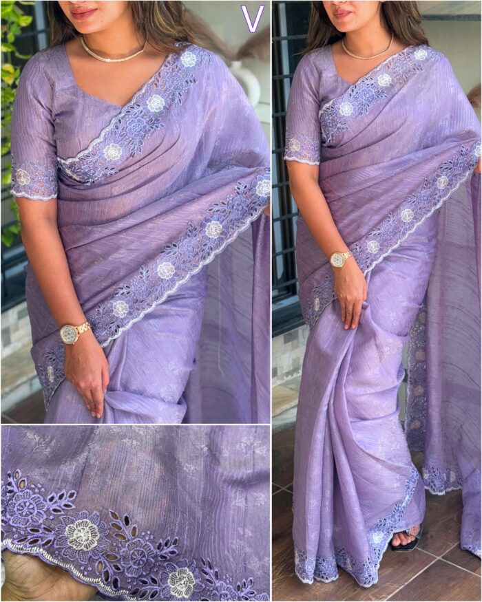 Tusser cotton saree