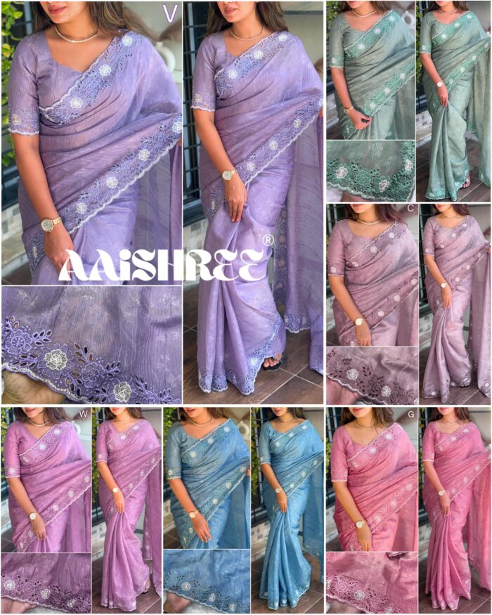 Tusser cotton saree