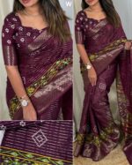 Muslin cotton saree