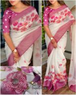 Cotton silk saree for women