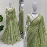 Twill Net Saree