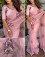 organza saree