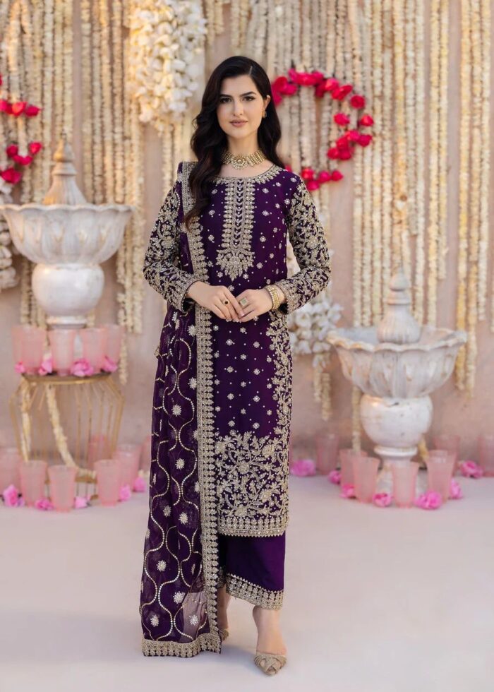 Georgette Suit Set With Dupatta