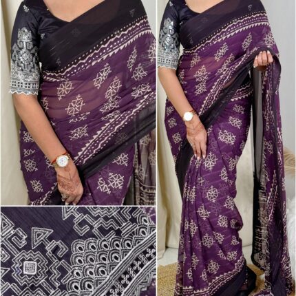 georgette saree