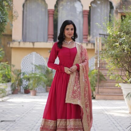 Gown with Dupatta