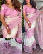 organza saree for women