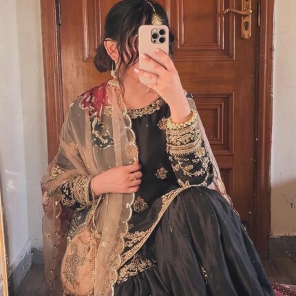 Suit with Sharara and Dupatta