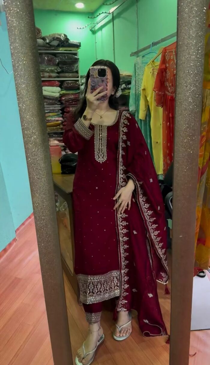 Suit Set With Dupatta